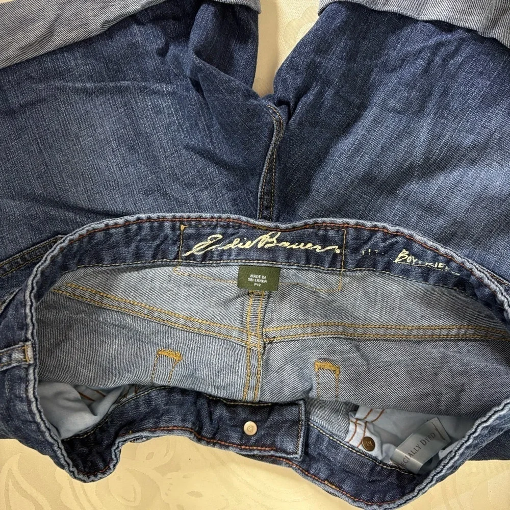 Eddie Bauer Dark Blue boyfriend Denim Shorts